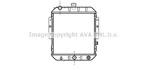 AVA QUALITY COOLING Радиатор, охлаждение двигателя DU2021